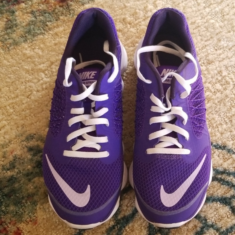 Purple Nike Lunar Sprint Shoes